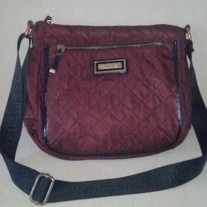 Calvin Klein oxblood red crossbody/messenger bag